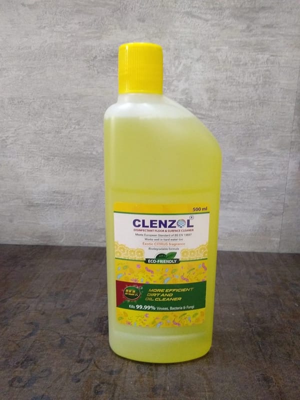 Clenzol Disinfectant Floor & Surface Cleaner - Lemon  500 ml